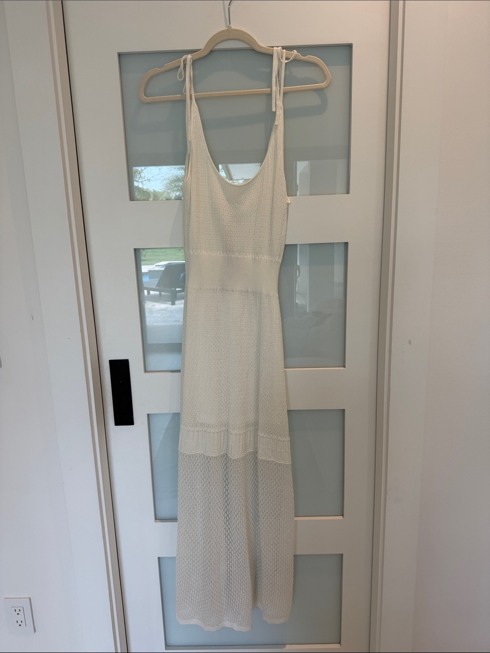 NWT Alexis Kacen White Maxi Dress